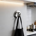 thumbnail image 4 of zhangmingg Stainless Steel Wall Mounted Rotating Coat Hook Rack No Drill Installation for Home Entryway Organization, 4 of 8