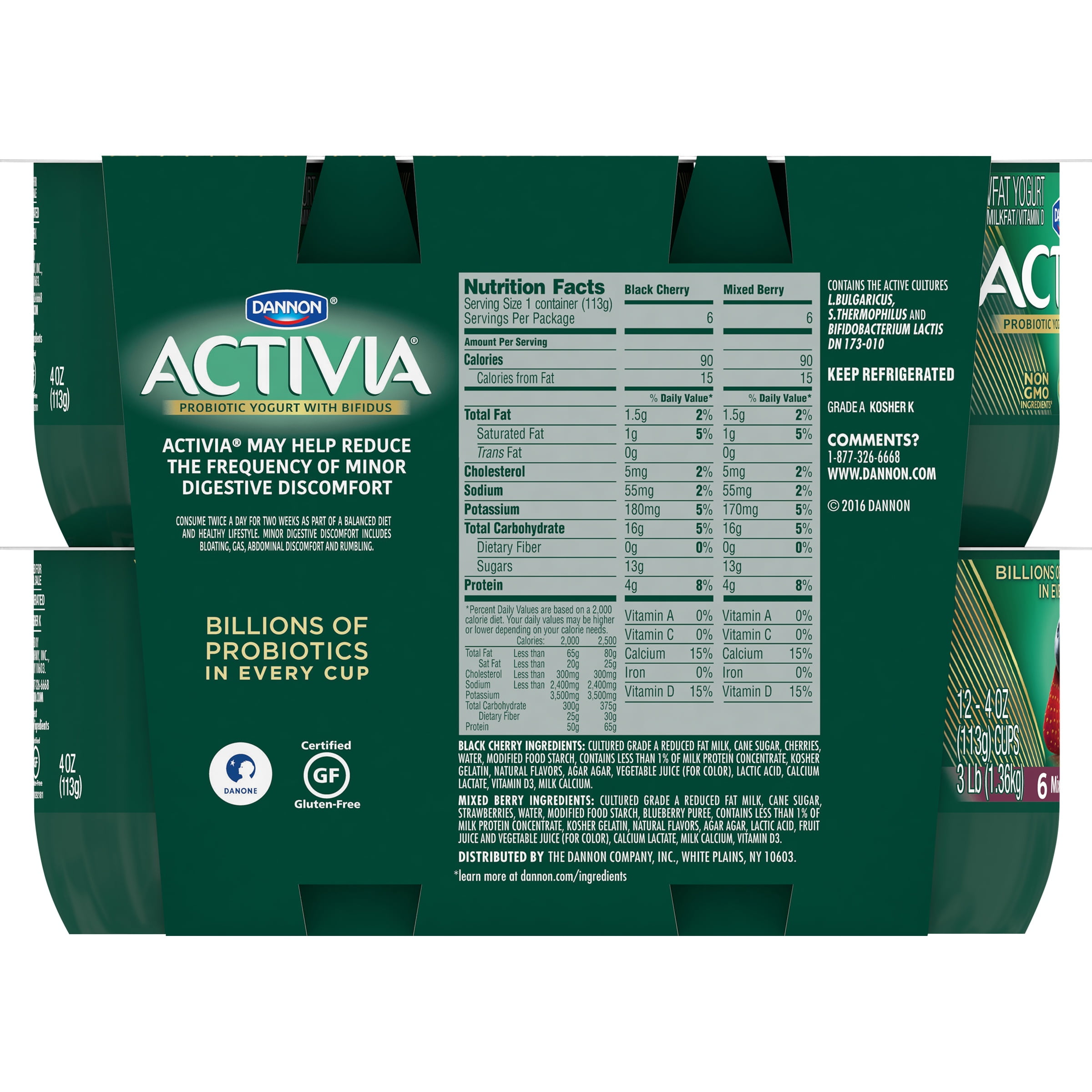 Activia Nutrition Facts Blog Dandk
