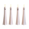 thumbnail image 2 of 4 Pcs Halloween Ghost Candlestick Holders Cute Ghost Shape Candle Stick Holders Ceramic Taper Candle Holder for Halloween Wedding Party Holiday Office Home Decor Gift A, 2 of 8