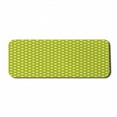 thumbnail image 1 of Retro Computer Mouse Pad, Vintage Old Fashioned 60s 70s Inspired Polka Dots Pop Art Style Art Print, Rectangle Non-Slip Rubber Mousepad Large, 31" x 12", Lime Green and White, by Ambesonne, 1 of 2