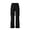 Black, variant on ZHOGXU Trendy Solid Color Elastic Waist Drawstring Cargo Jogger Wide Leg Kids Girls Pants With Pocket Comfortable Everyday Wear