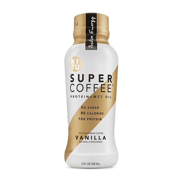 KITU Vanilla Keto Super Coffee with 0g Sugar, 10g Protein, 80 Calories