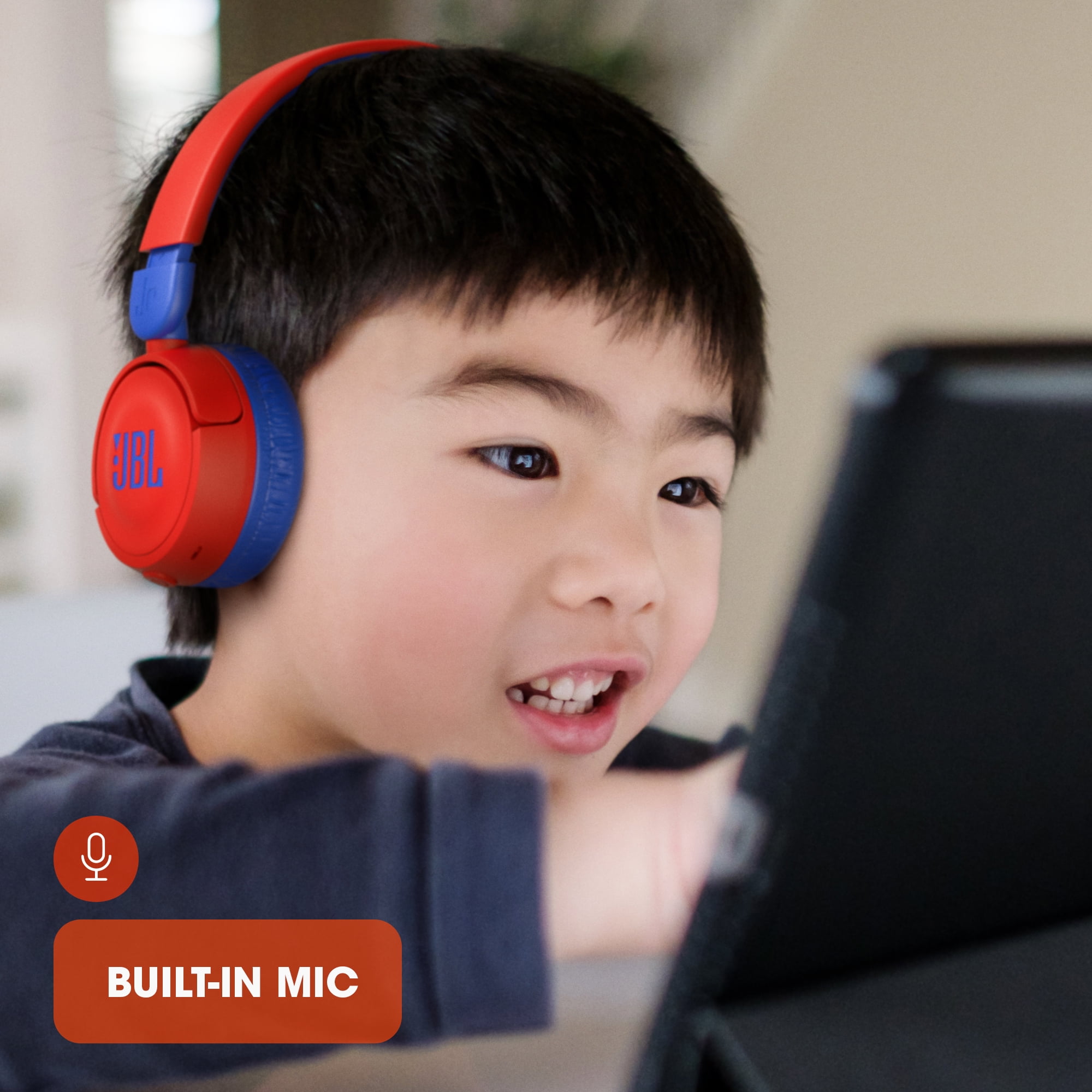 JBL Kids Jr310 Series Wireless On-Ear Headphones - Blue thumbnail 6