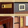 thumbnail image 6 of Marvero 300 Count Premium Cigar Humidor Cabinet with Spanish Cedar Interior, Digital Hygrometer and Storage Drawers, 6 of 7