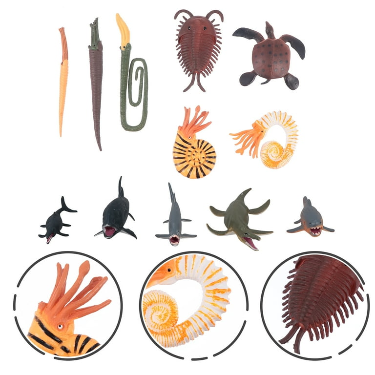 Zonhebin Prehistoric Marine Toys Set - 12pcs Sea Creature