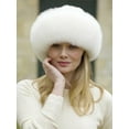 thumbnail image 2 of Caitzr Russian Faux Fur Hat for Women Ladies Girls Winter Warm Thermal Hat Skiing Cap Gift Fashion Empty Top Beanies Hat, 2 of 5