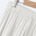 thumbnail image 4 of Endives Womens Wide Leg Pant Elastic High Waisted Tie Slim Fit Casual Pants Linen Pants Women Beach Vacation Outfits S-6XL, 4 of 7