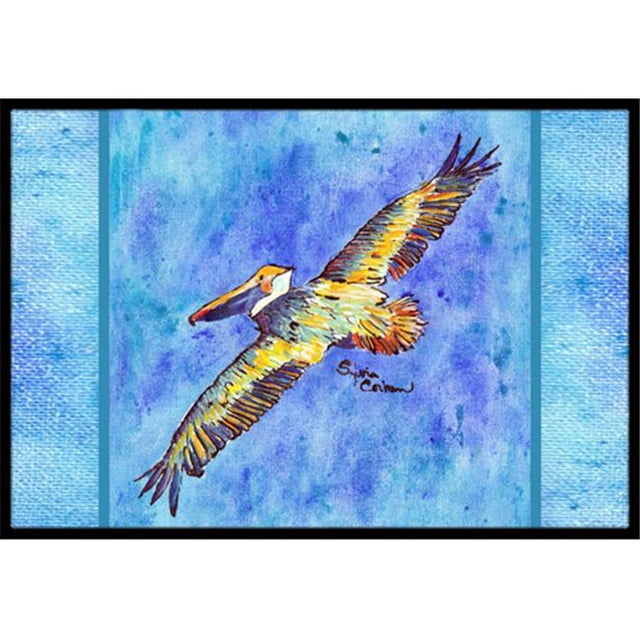 Carolines Treasures 8377-MAT Pelican Tapis Intérieur Ou Extérieur - 18 x 27 Po