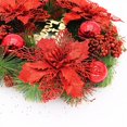 thumbnail image 2 of 2 pcs Decorated Garland Christmas Wreath Wall Door Window Fireplace Floral Artificial Pine Needle Wreath Door Hanging Wall, 2 of 5