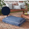thumbnail image 4 of Happy Hounds Casey Indoor/Outdoor Pillow Style Dog Bed, Navy, Small (36 x 24 in.), 4 of 9