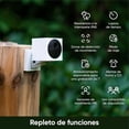 thumbnail image 2 of Restored WYZE Cam v4,2.5K HD WiFi Smart Home Security Camera,Indoor/Outdoor,Motion Activated Spotlight/Siren,Color Night Vision,2-Way Audio,Compatible with Alexa & Google,Wired,Grey, 2 of 10