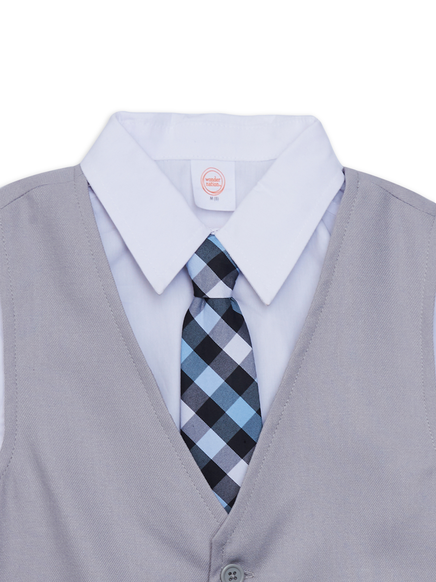 ANDE Boys Core 4 Piece Vest Set, Sizes 4-16 & Husky