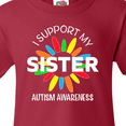 thumbnail image 4 of Inktastic I Support My Sister Autism Awareness Youth T-Shirt, 4 of 5