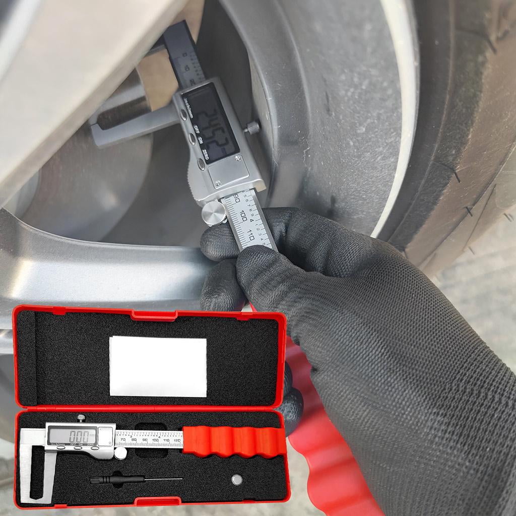 CEORPER Digital Brake Disc Rotor Gauge Caliper with for Extra Large LCD Screen Auto Off