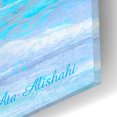 thumbnail image 3 of Epic Art 'Blue Sea' by Ata Alishahi, Acrylic Glass Wall Art, 16"x12", 3 of 8