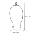 thumbnail image 4 of MERRYHAPY 2pcs Lamp Holder Base Iron for Floor Lamp Office Use, 4 of 6