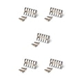 thumbnail image 2 of QualitChoice Headless Guitar Bridge Professional Electric Bass Tailpiece Spare Parts Concert Musical Instrument Fitting Gift Silver 5Set, 2 of 6