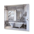 thumbnail image 2 of Designart "Farmhouse Bathroom beauty II" Bath & Laundry Metal Wall Art Prints, 2 of 5
