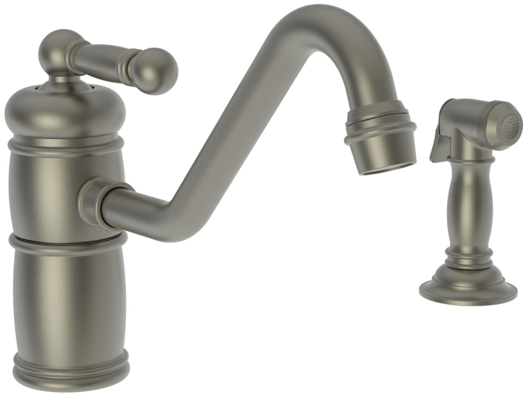Newport Brass 941 Nadya Single Handle Kitchen Faucet Gun Metal