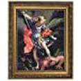 thumbnail image 3 of Gerffert Collection Portrait Encadré Catholique de Saint Michel l'Archange, 13 Pouces (Cadre Finition Dorée Orante), 3 of 3