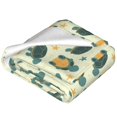 thumbnail image 2 of Salouo Cartoon Turtles Print Bed Blankets,Flannel Blanket Comfortable Air Conditioning Blanket Lightweight Blanket for Sofa Bed Travel & Couch -50"x40", 2 of 8