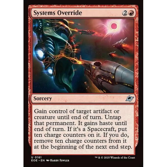 MtG Edge of Eternities Uncommon Systems Override (FOIL) #161