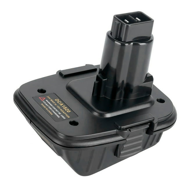 Adaptador Irfora Adaptador de batería 20V DCA1820 para herramientas Dewalt 18V Convertir batería de litio Dewalt 20V para batería Dewalt 18V DC9096 DC9098 DE9096 Irfora Adaptador