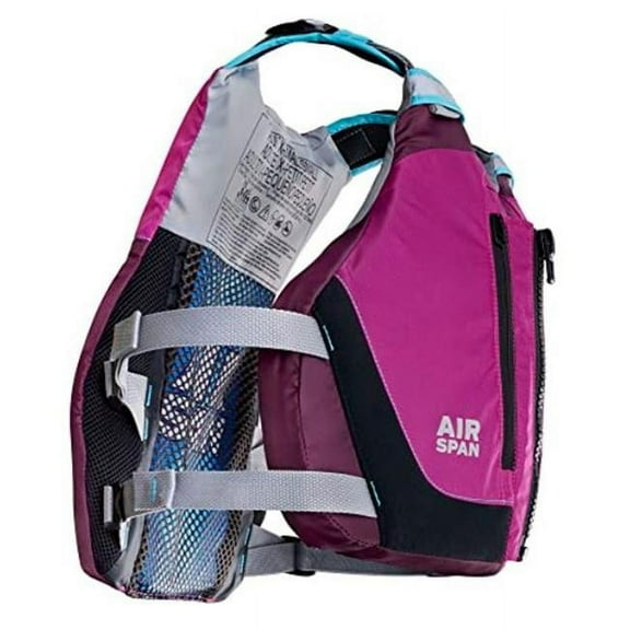 Onyx Outdoor 60006023 Air Span Breeze Paddling Kayak Vest, Purple