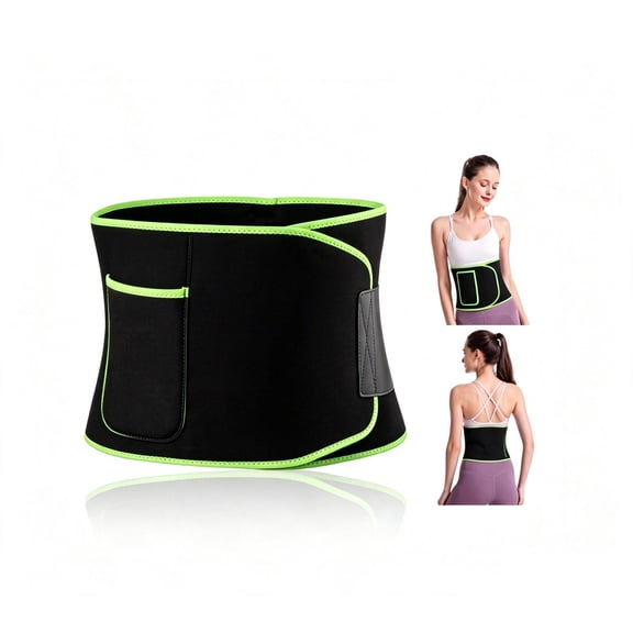 Waist Trimmer & Core Support Belt – Adjustable Unisex Shaper for Everyday Wear