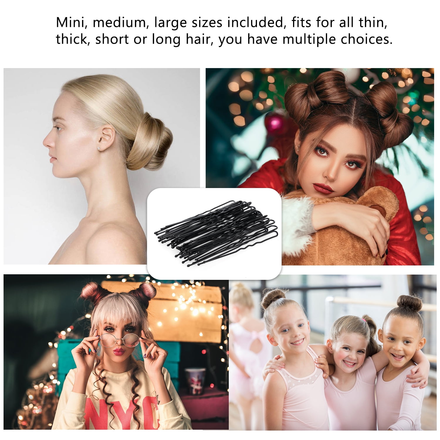 how to use a large u shaped hairpin