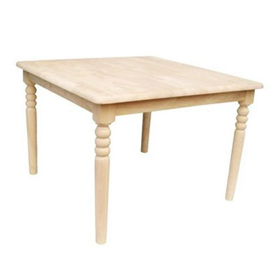 Intenational Concepts JT-3232 Square juvenile table Unfinished