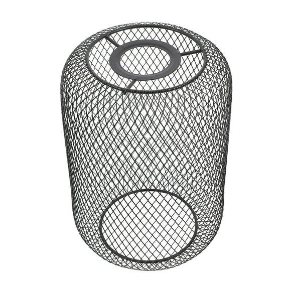 UPOUART Wire Pendant Light Shade Black Metal Geometric Lampshade For Table Lamp And Wall Light 1Pack 8.5x5.9x5.9in