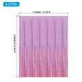 thumbnail image 2 of Uxcell 9.8 Ft x 3.3 Ft Tinsel Foil Fringe Backdrop Curtains, 2 Pack PET Film Metallic Decor Photo Backdrop, Pink, 2 of 4