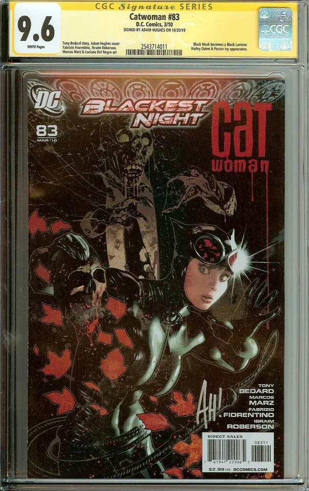 Catwoman #83 CGC 9.6 – Signature Series – Signed by Adam Hughes