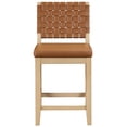 thumbnail image 3 of Steve Silver Reid Sand and Camel, Pair of 2, Counter Height Stools, 3 of 5