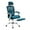 Blue, variant on JOINSUN Ergonomic Office Chair - High Back Mesh, Reclining with Lumbar Support, Adjustable Headrest, Footrest & Padded Arms, Green