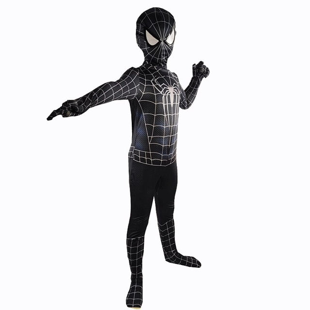 Disney-disfraz de araña de Marvel para niños y adultos, conjunto de mono de araña blanca, traje de Anime de Deadpool, ropa de Cosplay Fivean unisex
