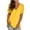 Yellow, variant on YUGYXL Womens Summer V Neck Tunics Comfy Short Sleeve T Shirts Casual Loose Fit Solid Color Tees Tops 2025 Trendy Work Shirts