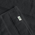 thumbnail image 2 of Gogreen Gray Bath Towel Sets of 6 Pieces, 2 Bath Towels 2 Hand Towels 2 Washcloths, 100% Cotton Highly Absorbent Towels for Bathroom, Gym, Hotel (Dark gray), 2 of 8