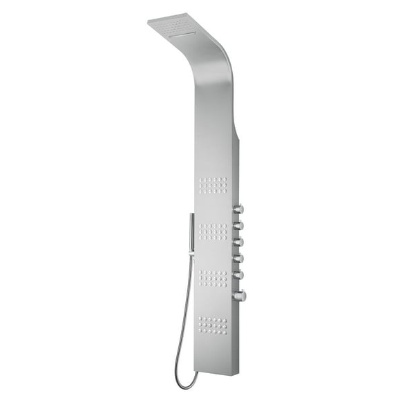 Blue Ocean ® 64.5” Stainless Steel SPS8727 Thermostatic Shower Panel Tower Column with Body Jet