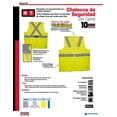 thumbnail image 2 of Chaleco De Tela Amarillo Urrea AV EG USCH73, 2 of 3