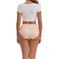 thumbnail image 3 of INNERSY Seamless Silky Underwear for Women No Show Hipster Panties 3 Pack(L,Classic), 3 of 9