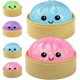 thumbnail image 1 of Pelotas antiestrés squishy ltrueona Dumplings con glitter, 2 piezas, 1 of 1