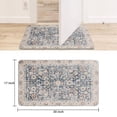 thumbnail image 6 of Boho Light Blue Country Rug with Vintage Pattern Door Mat 30 X 17 Inch Welcome Doormat Indoor Outdoor Entrance Floor Mat Non Slip Spring Summer Decor Rubber Mats, 6 of 6