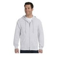 thumbnail image 1 of Gildan Men's Satin Label 1x1 Rib Zipper Pouch Pocket Hoodie, Style G18600, 1 of 1