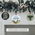 thumbnail image 3 of Vegan Ornament, Funny I Don't Eat Anything That Farts Metal Christmas Tree Decoration, Vegan Gag Gift for Vegetarians, 3 of 4