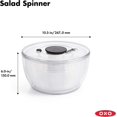 thumbnail image 2 of Good Grips Glass Salad Spinner, Large/6.22 Quart, Clear, 2 of 5