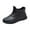 Black, variant on LIJCC Knee High Work Boots for Outdoor ﻿Men's Rain Boots Water Shoes Low Top Rubber Shoes Casual Fashion Outdoor Work Fishing Car Wash Kitchen Non Slip Overshoes Rain Boots
