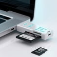 thumbnail image 2 of Lector de Tarjetas MAYOREO  USB 3.0 2 en 1 SD y Micro SD TF, Adaptador de Memoria de Alta Velocidad PACK CON 12, 2 of 8