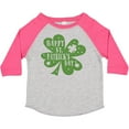 thumbnail image 3 of Inktastic Happy St. Patrick's Day Shamrock in Green Boys or Girls Toddler T-Shirt, 3 of 5